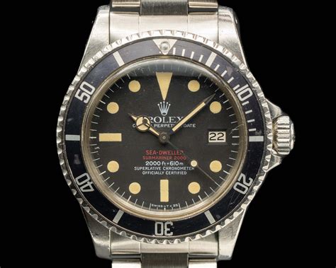 vintage rolex sea dweller 1665|rolex 1665 double red mk4.